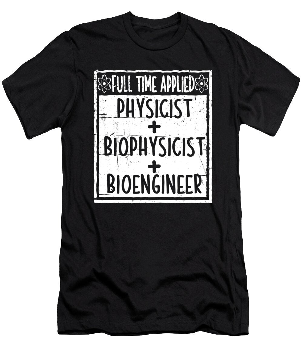 17 Physicist Science Scientist Applied Physics Crazy Squirrel T-Shirt