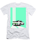 17 Porsche 911 930 Classic Poster Green Background Thespeedart T-Shirt