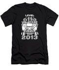 18 Gaming 11th Birthday Year Old Gamer Level 11 Unlocked Crazy Squirrel T-Shirt