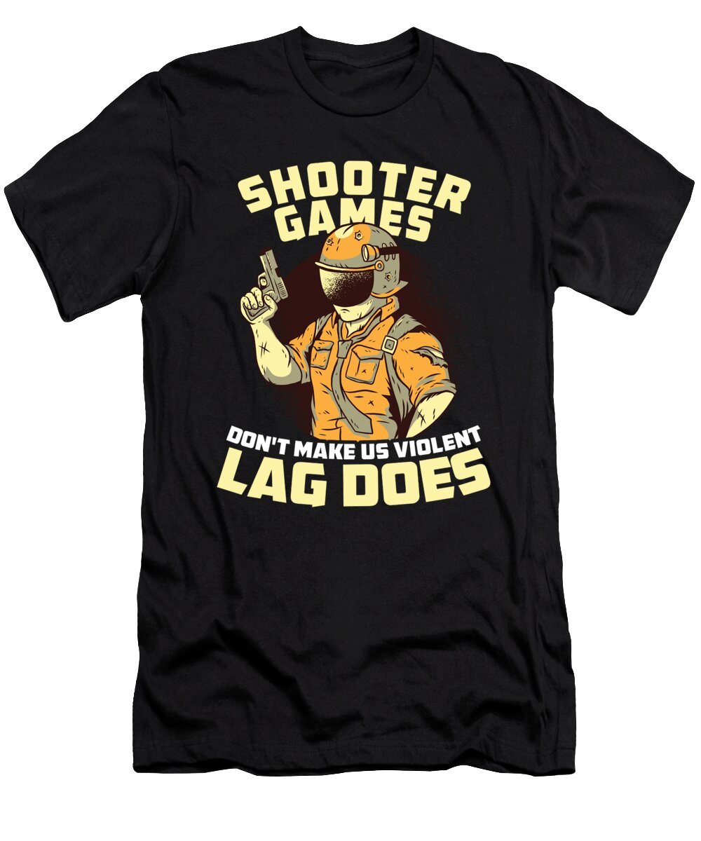 18 Gaming Video Games Gamer Crazy Squirrel T-Shirt