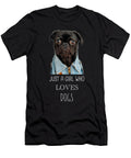 18 Just a Girl Who Loves Dogs Funny Dog Cynto T-Shirt