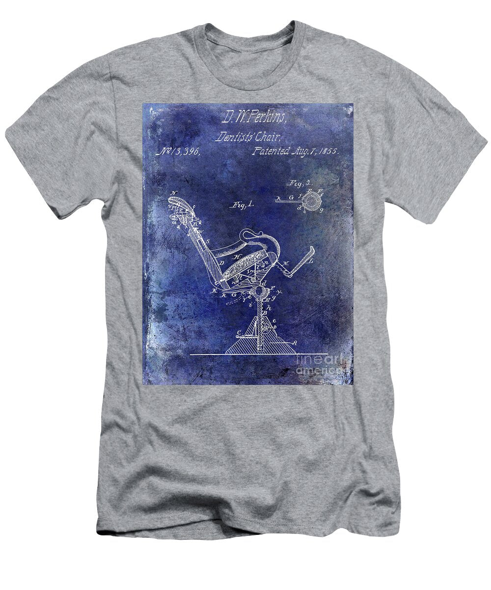 1855 Detist Chair Patent Blue Jon Neidert T-Shirt