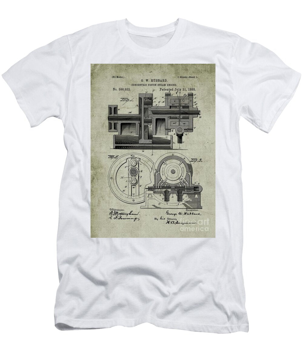 1888 Concentric Piston Christian Hall T-Shirt