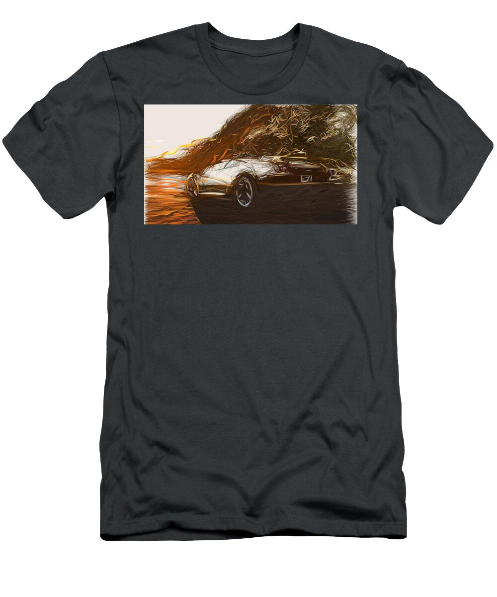 19 Lamborghini Diablo Draw Carstoon Concept T-Shirt