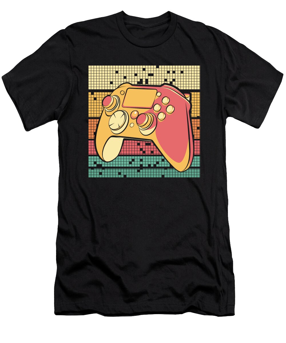 19 Retro Gamer Gaming Vintage Video Games Crazy Squirrel T-Shirt
