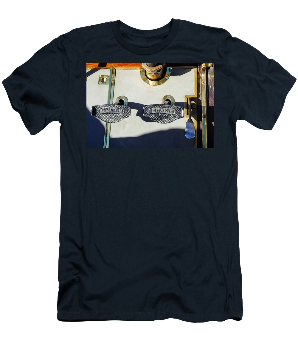 1911 Pope Hartford Model W 4 Cylinder 50 Hp 7 Passenger Brake Clutch Pedals Jill Reger T-Shirt