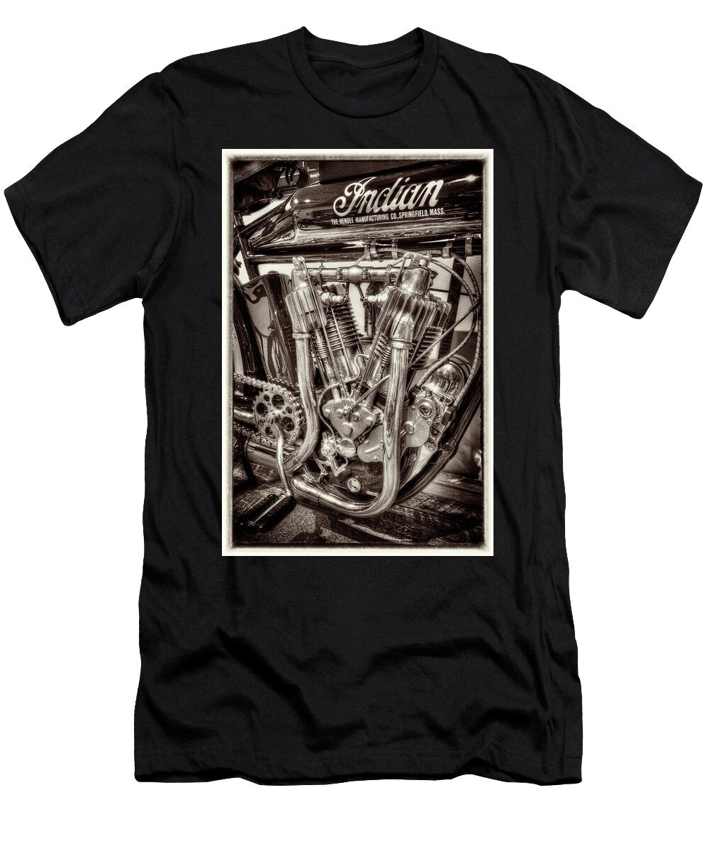 1912 Indian Twin Paul W Faust Impressions of Light T-Shirt