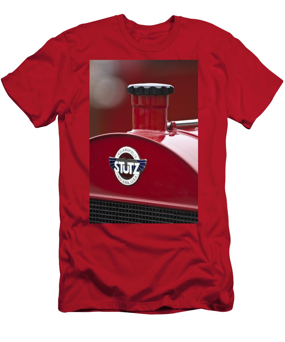 1913 Stutz Series B Bearcat Hood Emblem Jill Reger T-Shirt