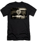 1919 Ford Model T Hood Ornament in Black and White Paul Ward T-Shirt