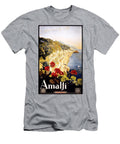 1920 Amalfi Coast Italy Travel Poster Retro Graphics T-Shirt