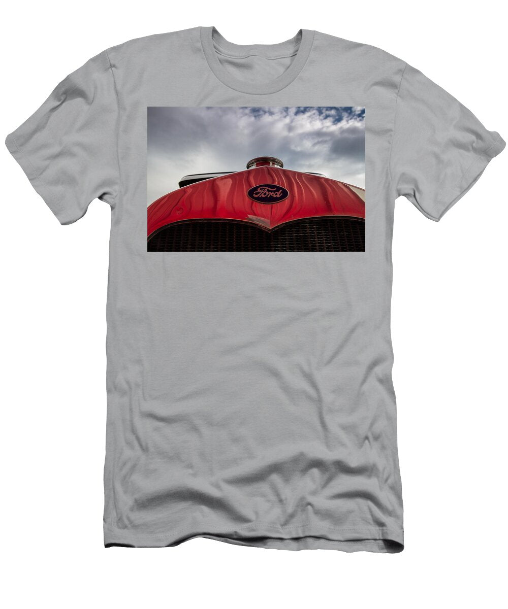 1920s Ford Emblem Against Sky Eti Reid T-Shirt