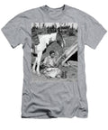 1920s Woman Sitting By Tent Next Vintage Images T-Shirt