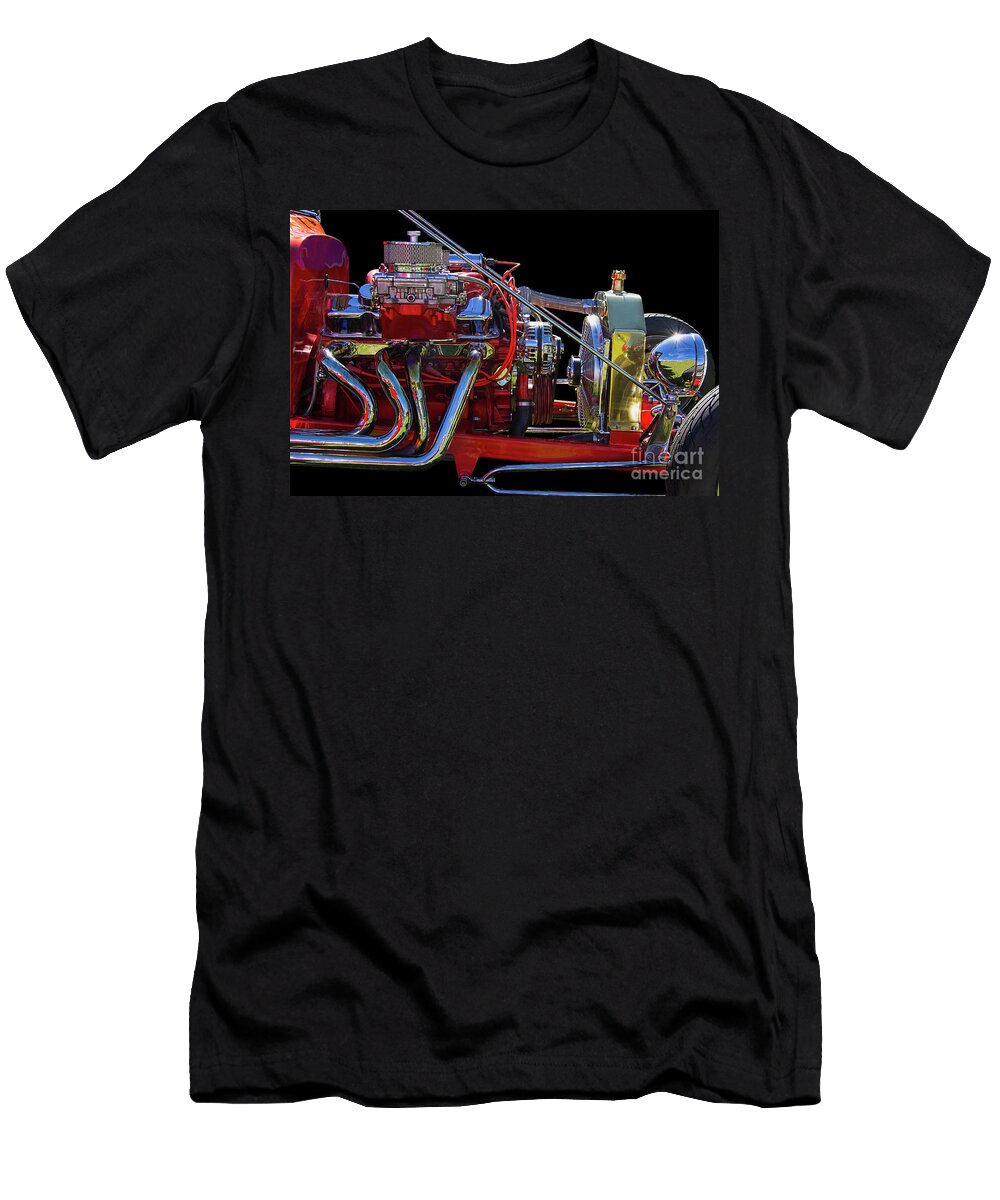 1923 Dodge T Bucket Hot Rod Engine Nick Gray T-Shirt