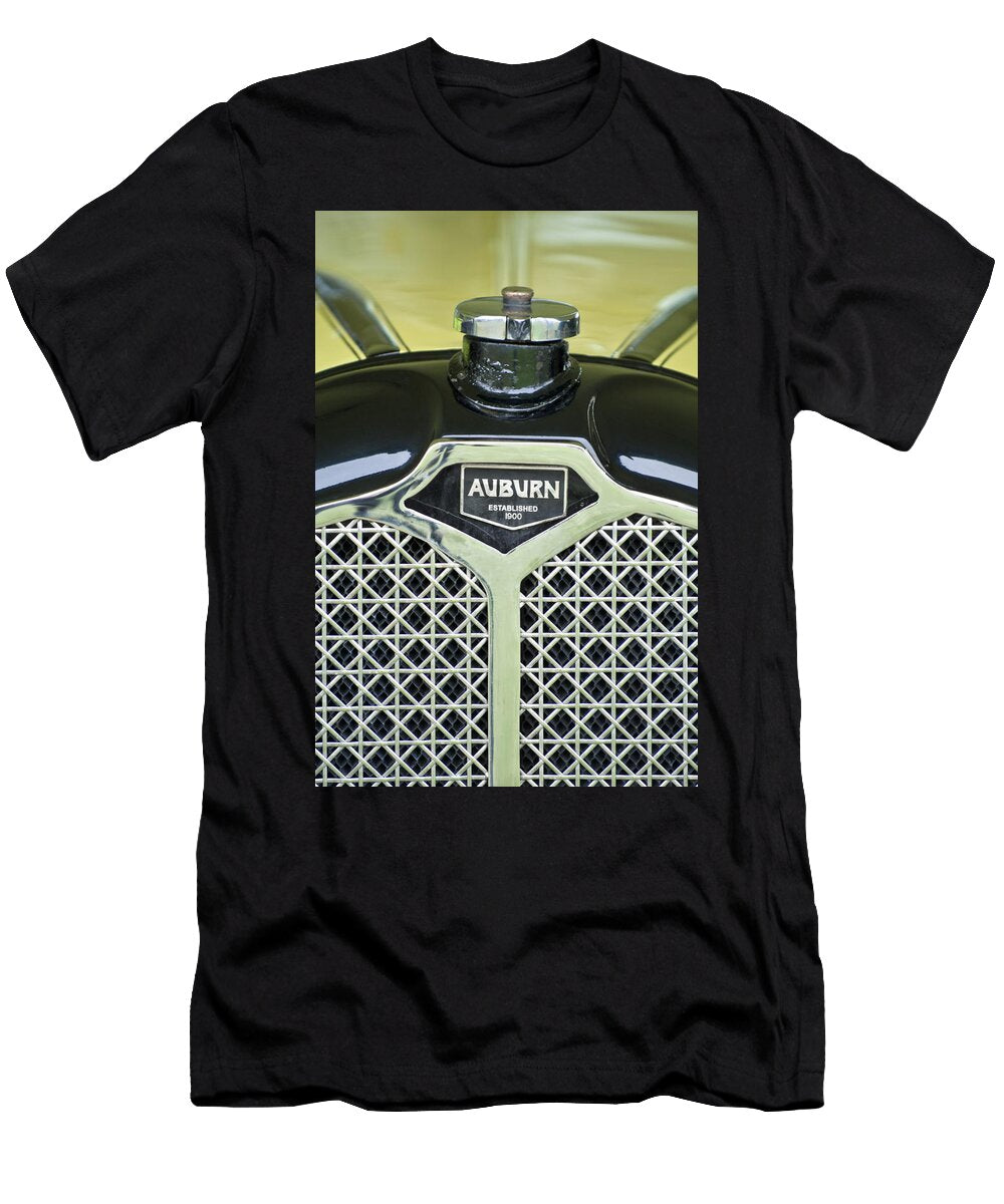 1929 Auburn Carbiolet Convertible Hood Ornament Jill Reger T-Shirt