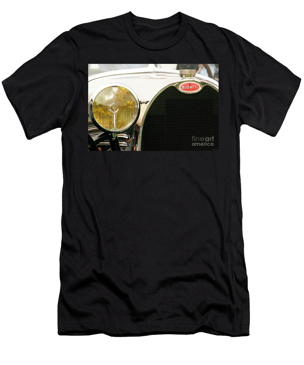 1929 Bugatti Type 37 Radiator and Headlamp Lucie Collins T-Shirt