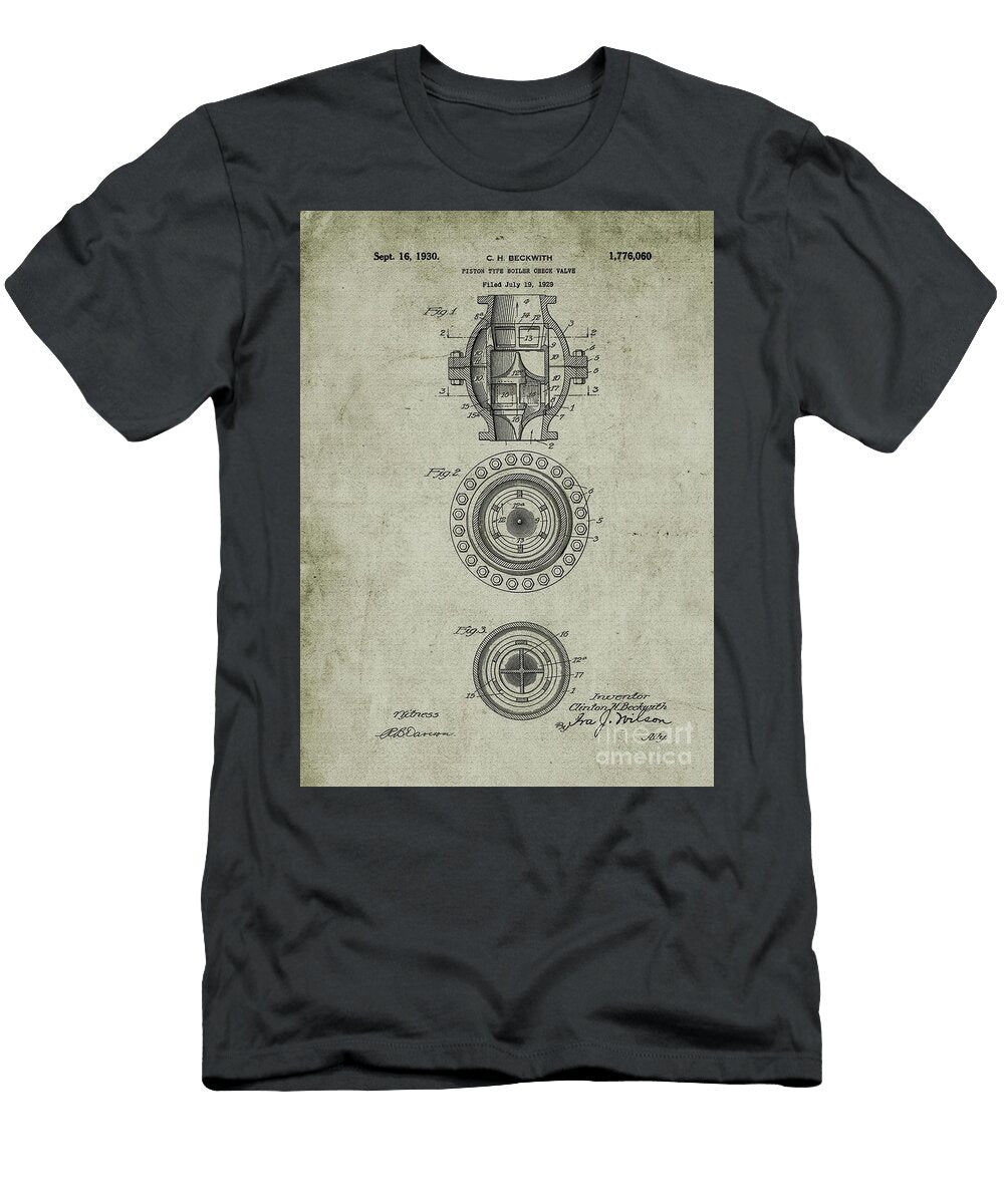 1929 Piston Type Boiler Christian Hall T-Shirt