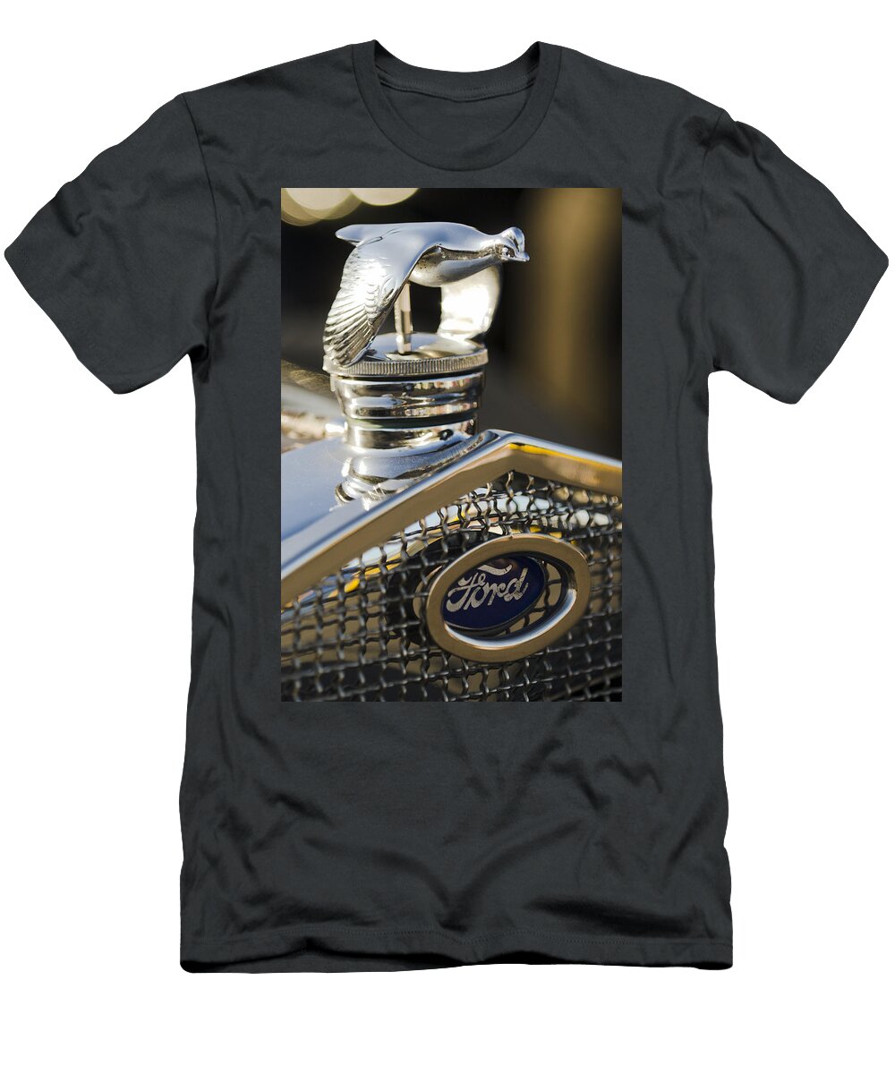 1930 Ford Quail Hood Ornament Jill Reger T-Shirt
