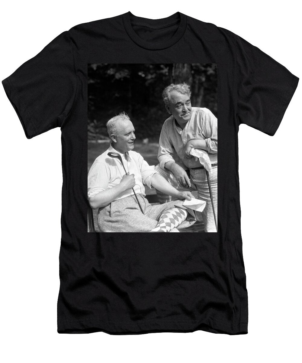1930s 2 Elderly Men Smiling Wearing Vintage Images T-Shirt
