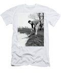 1930s Man Golfer Playing Ball in Sand Vintage Images T-Shirt