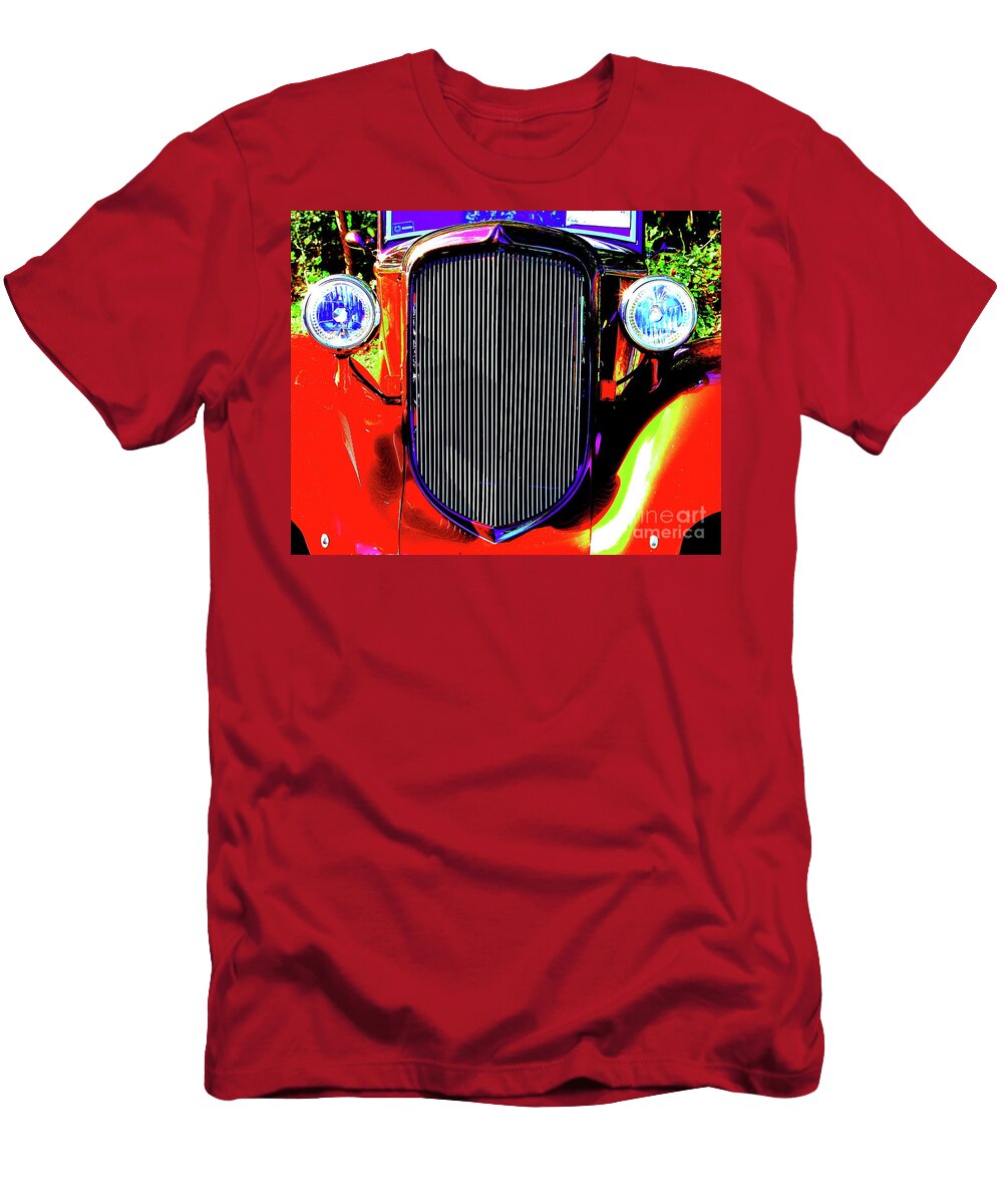 1930s Plymouth Grille in Abstract Brad Knorr T-Shirt
