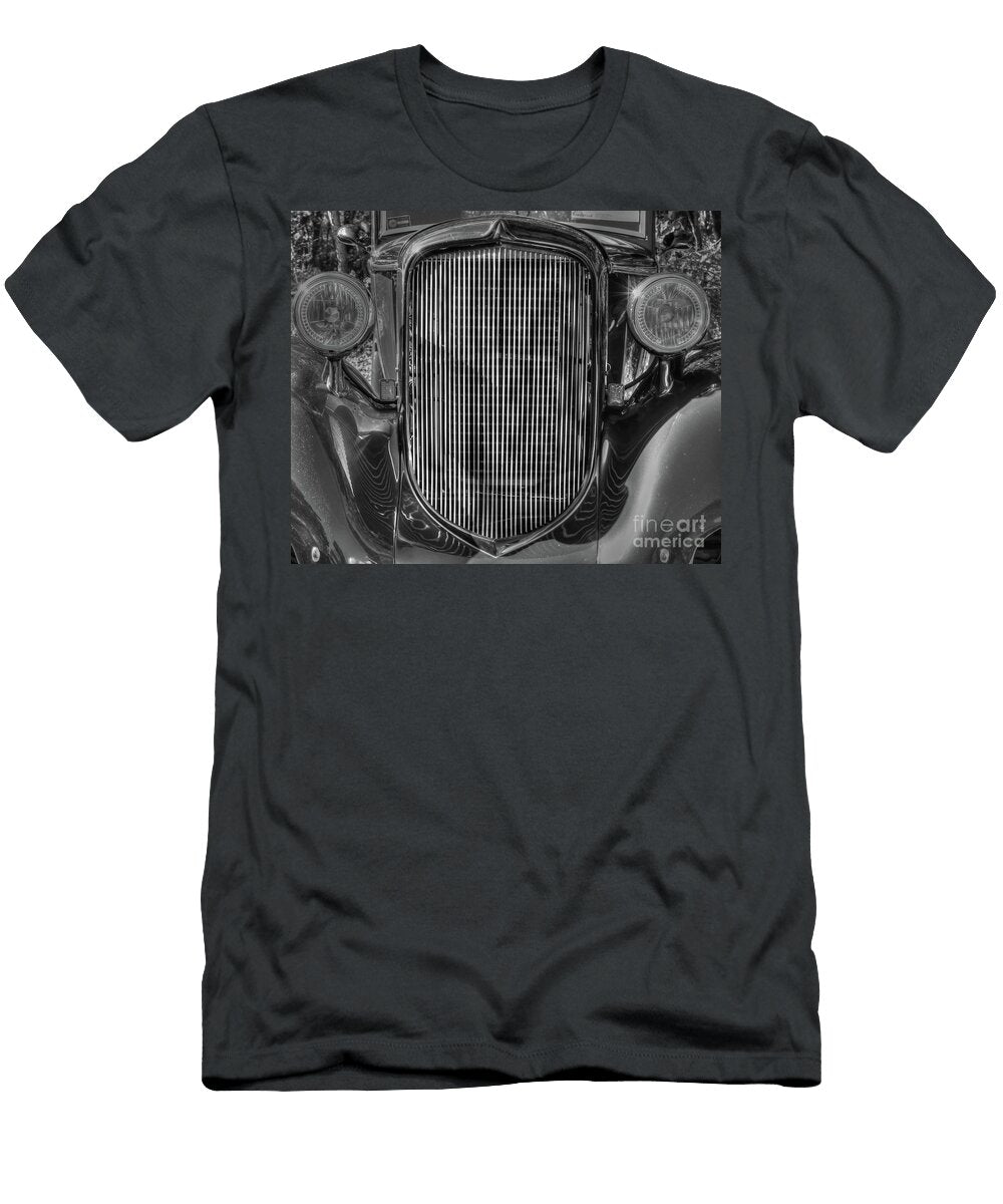 1930s Plymouth Grille in Monochrome Brad Knorr T-Shirt