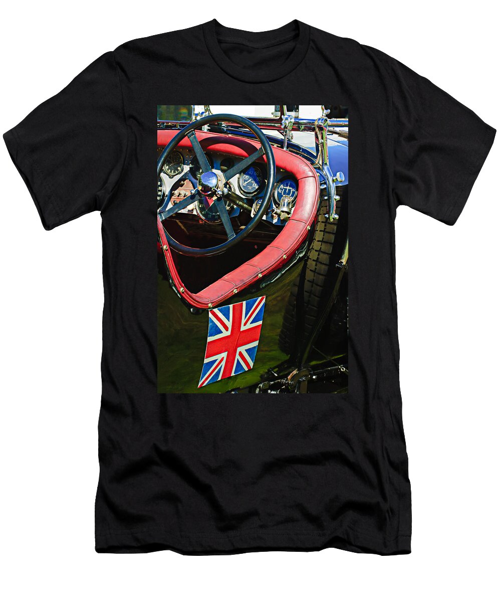 1931 Bentley 45 Liter Supercharged Le Mans Steering Wheel Jill Reger T-Shirt