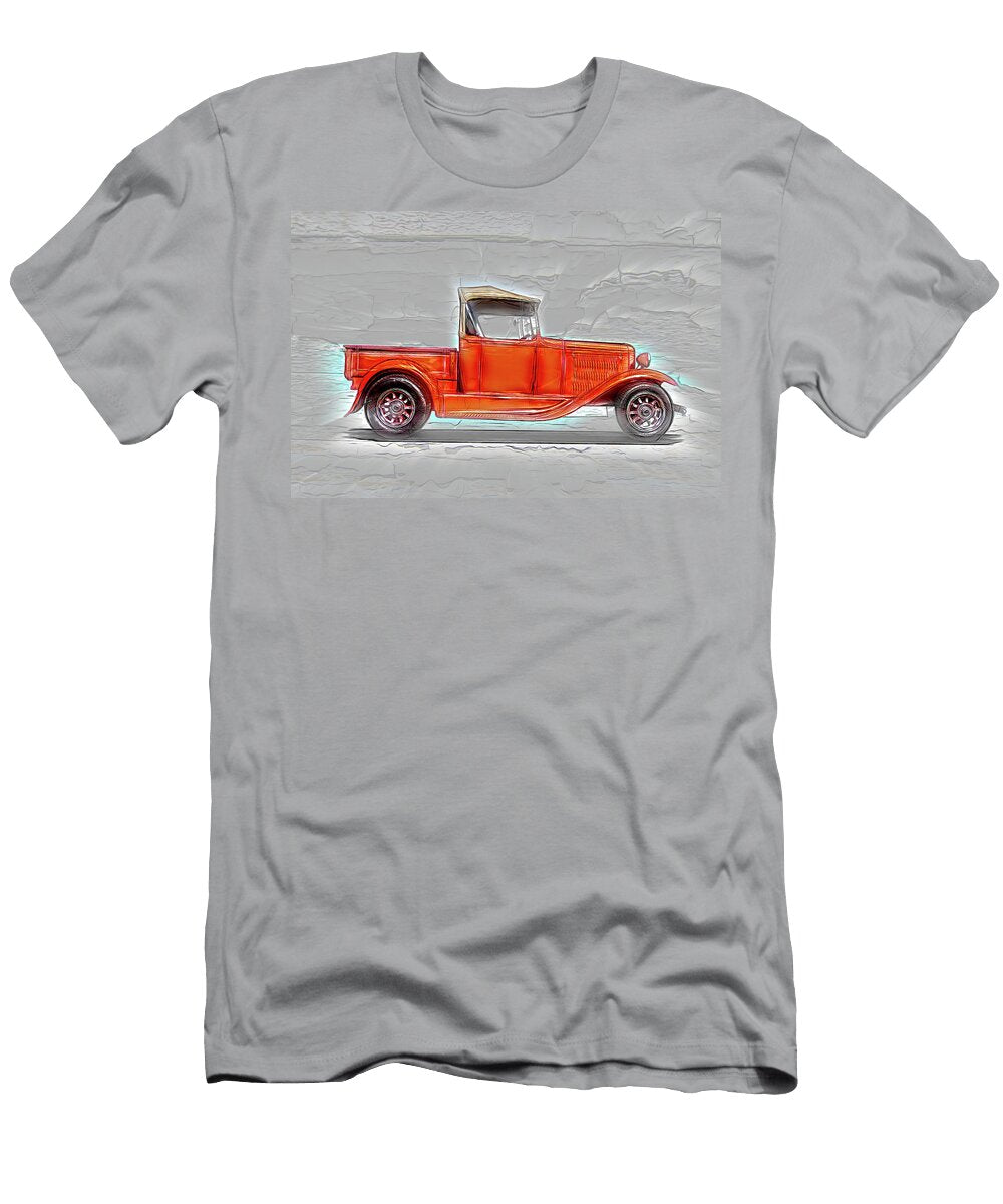 1931 Ford Model a Truck Digital Abstract Nick Gray T-Shirt