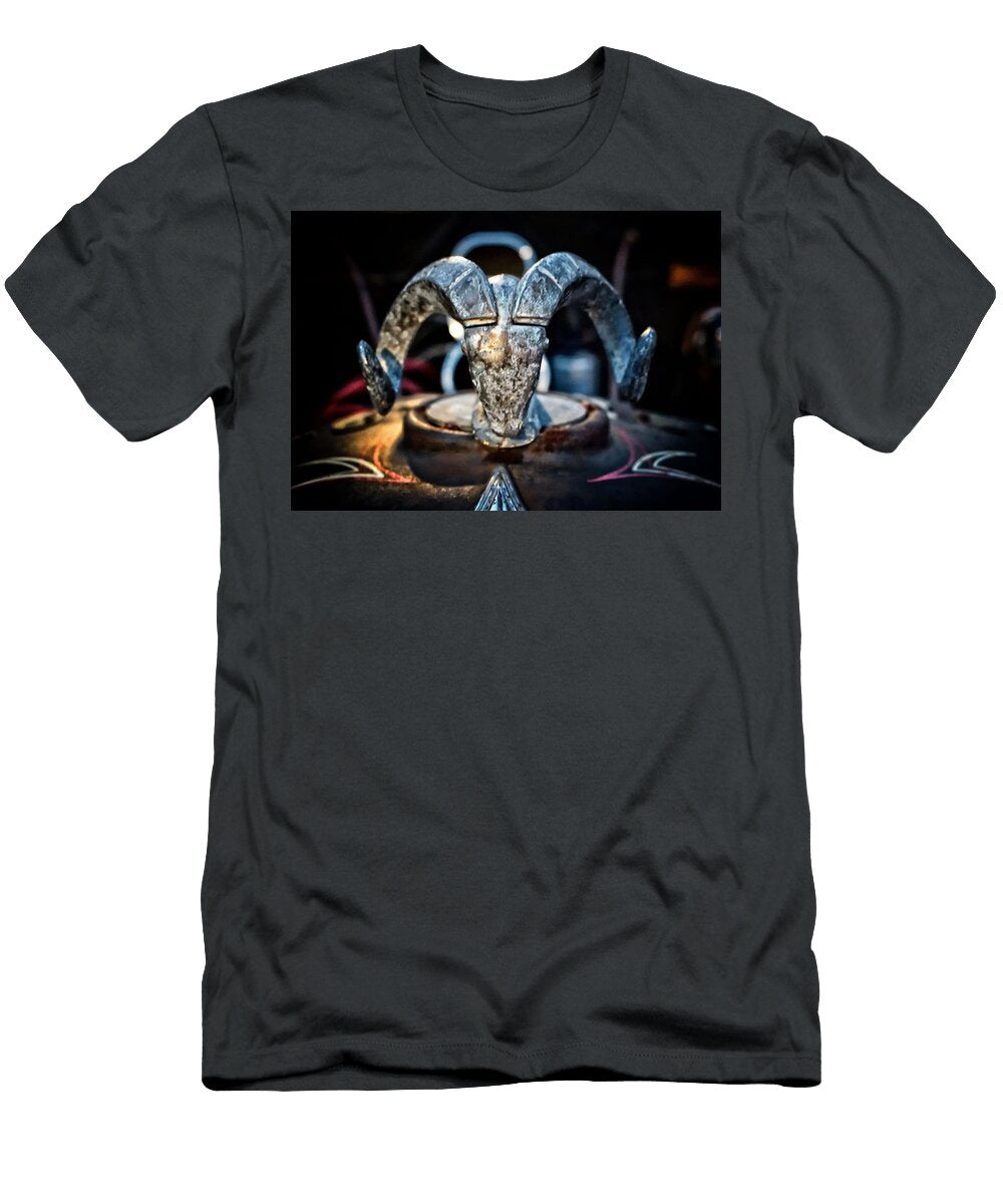 1932 Dodge Rams Head Hood Ornament James Defazio T-Shirt