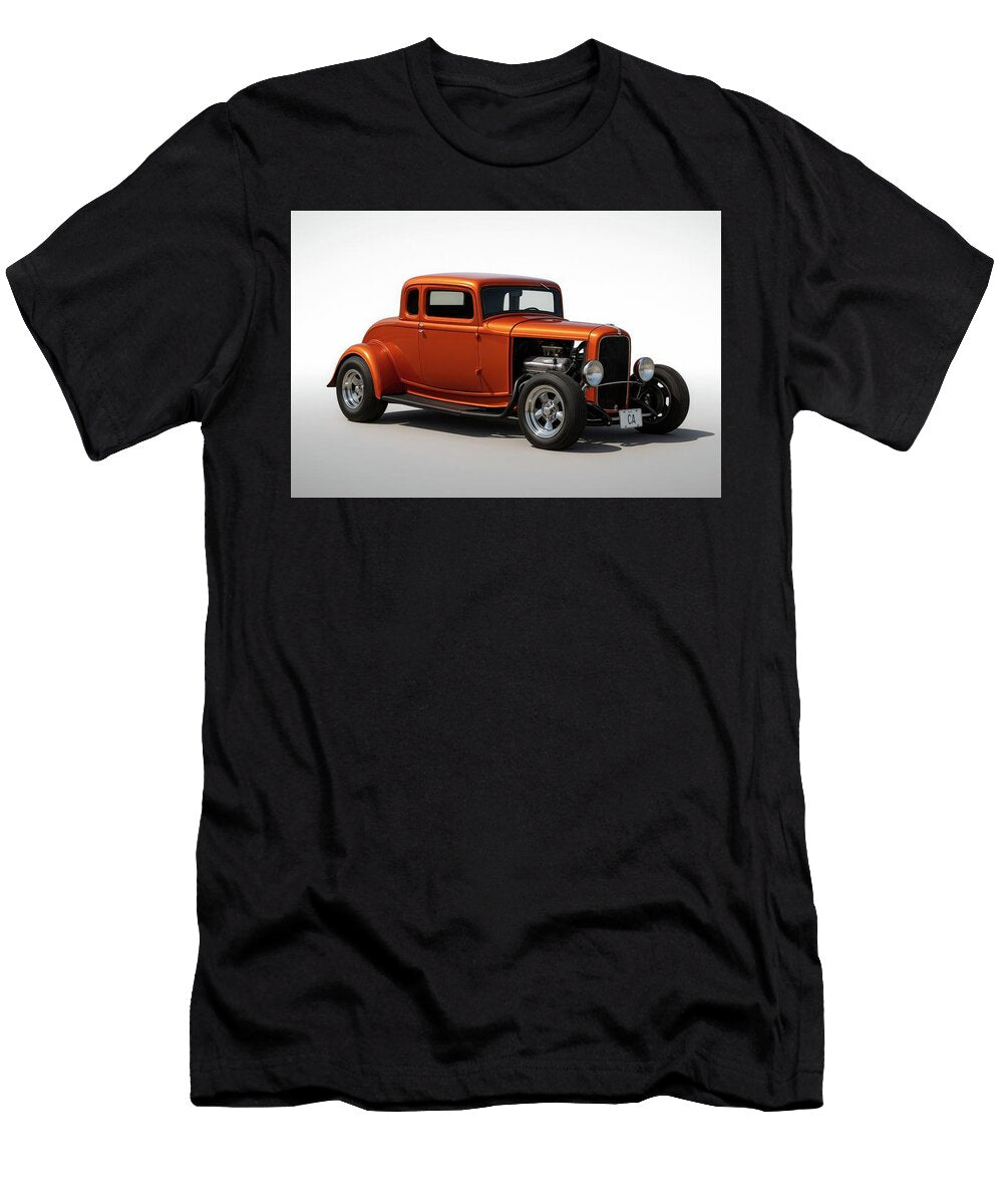 1932 Ford Deuce Coupe Highboy Five Window Tangerine Studio Cathy Anderson T-Shirt