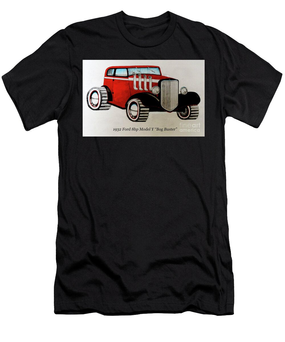 1932 Ford Model Y Hot Rod Stephen Brooks T-Shirt