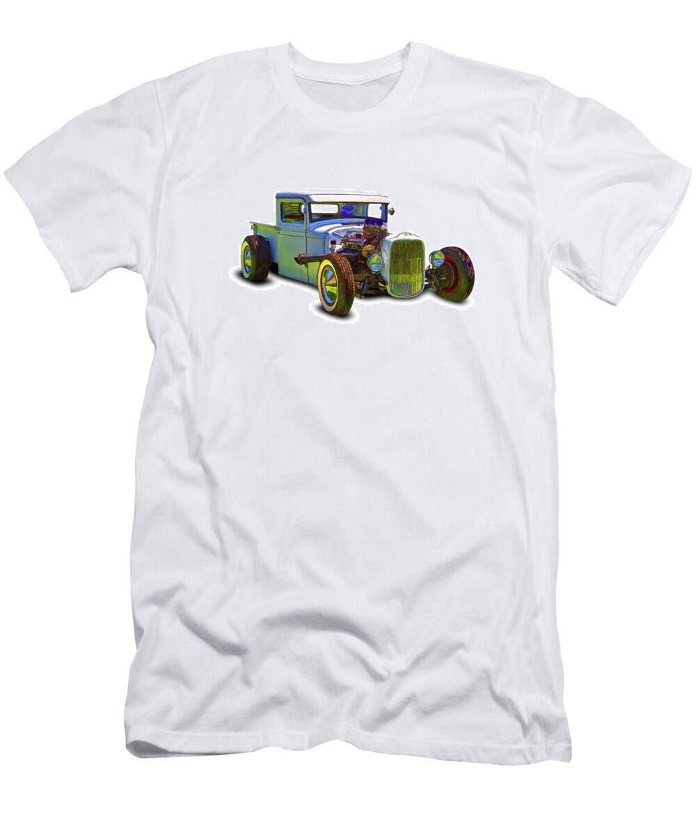 1932 Ford Pickup Hot Rod Digital Art Nick Gray T-Shirt