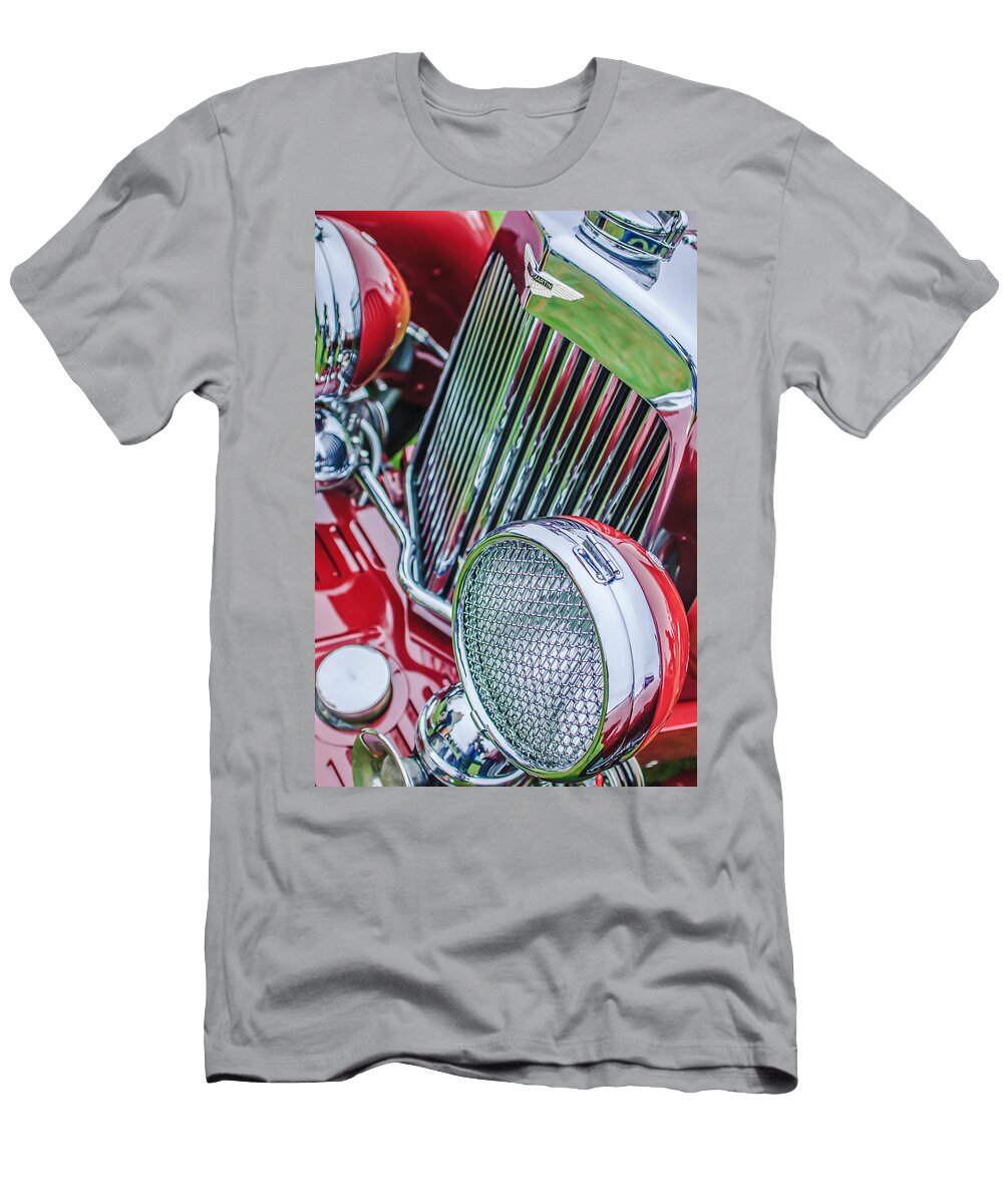 1934 Aston Martin Mark Ii Short Chassis 2 4 Seater Grille Emblem 0867c Jill Reger T-Shirt