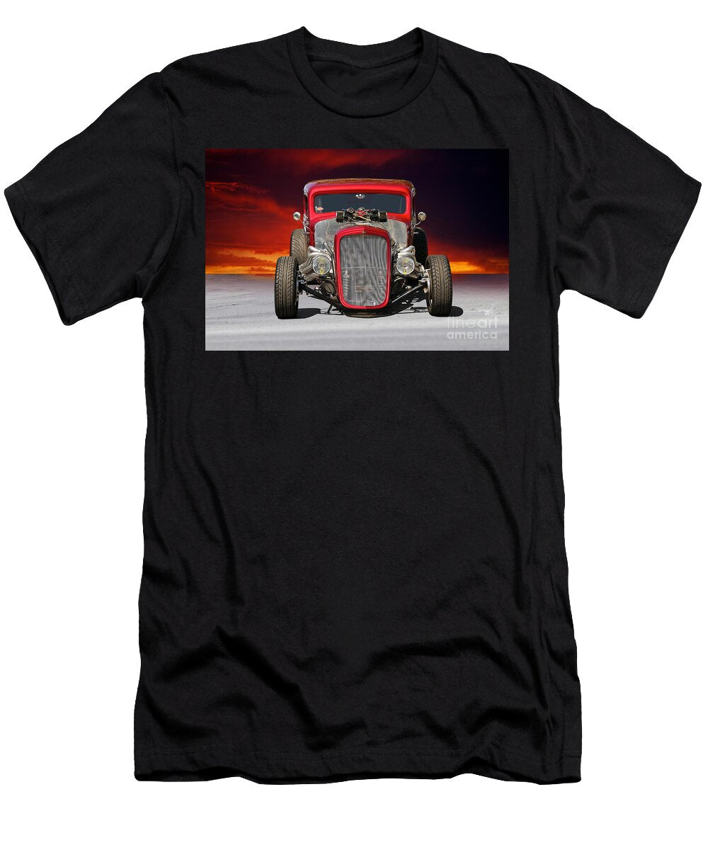 1934 Chevy Coupe Head on Dave Koontz T-Shirt