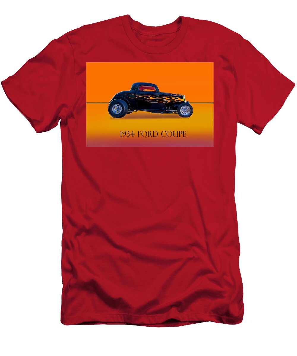 1934 Ford Coupe Profile with Id Dave Koontz T-Shirt