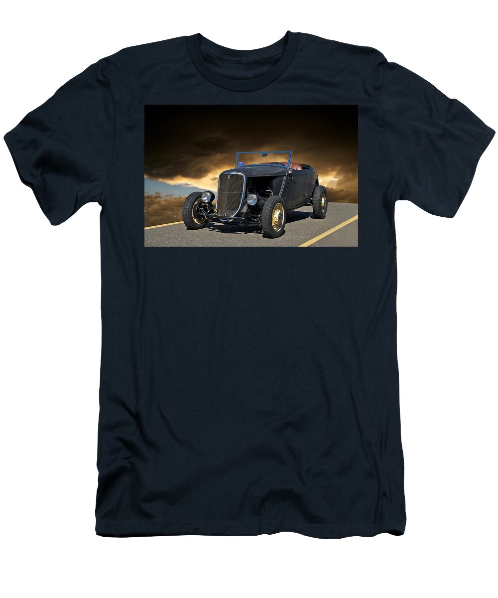 1934 Ford Nostalgia Hiboy Roadster Dave Koontz T-Shirt