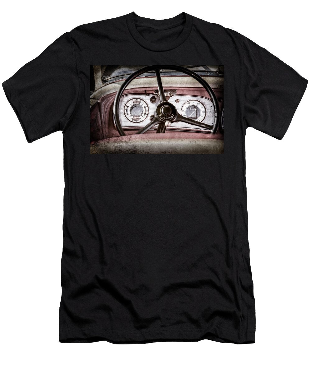 1935 Auburn 851 Supercharged Boattail Speedster Steering Wheel 0862ac Jill Reger T-Shirt