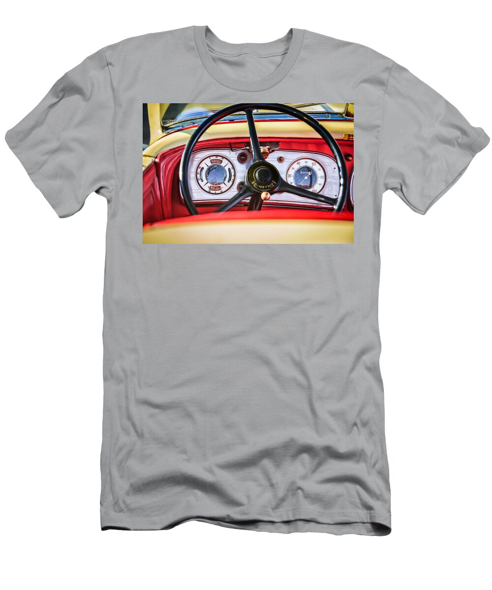 1935 Auburn 851 Supercharged Boattail Speedster Steering Wheel Jill Reger T-Shirt