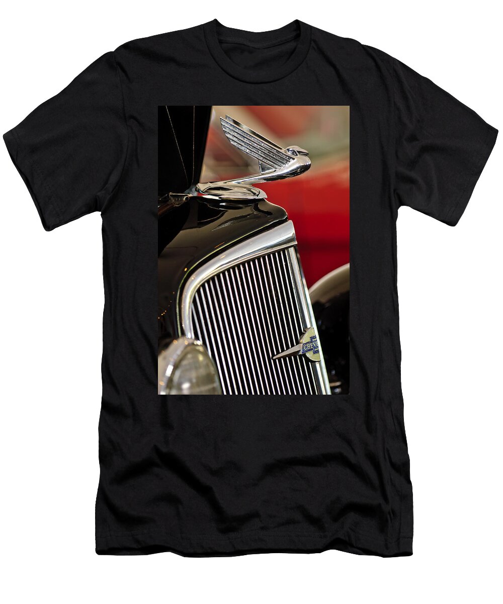 1935 Chevrolet Optional Eagle Hood Ornament Jill Reger T-Shirt