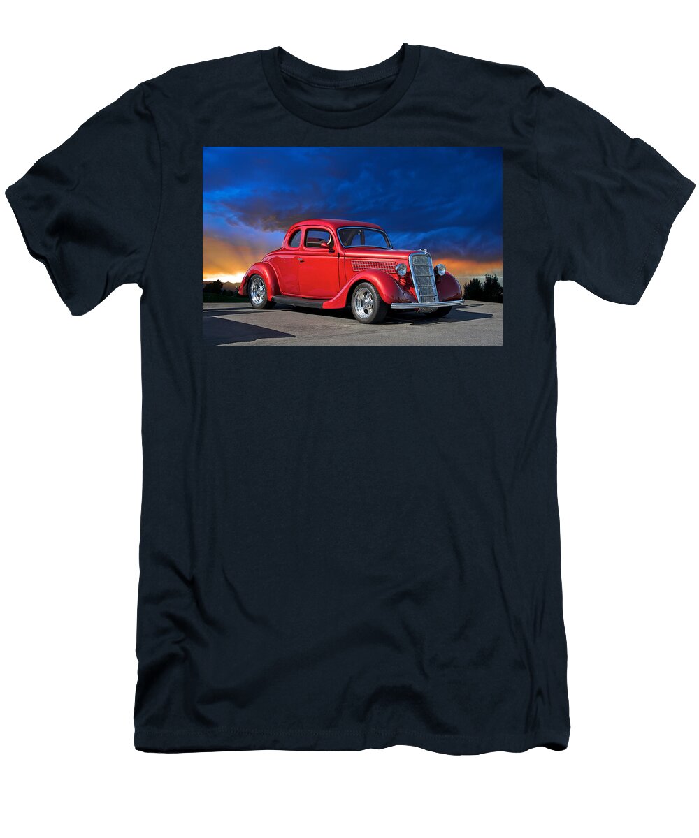 1935 Ford 5 Window Coupe Dave Koontz T-Shirt