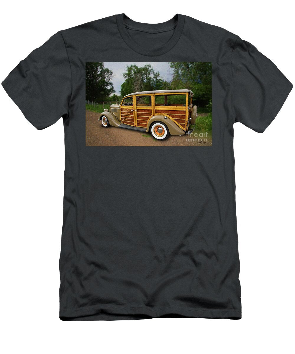 1935 Ford Woody Station Wagon 1 Nick Gray T-Shirt
