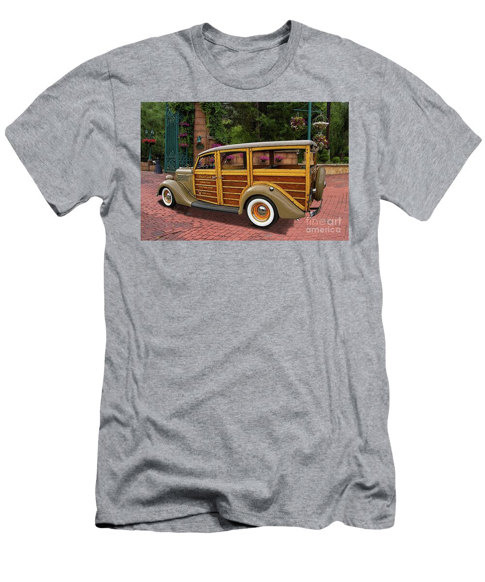 1935 Ford Woody Station Wagon 2 Nick Gray T-Shirt
