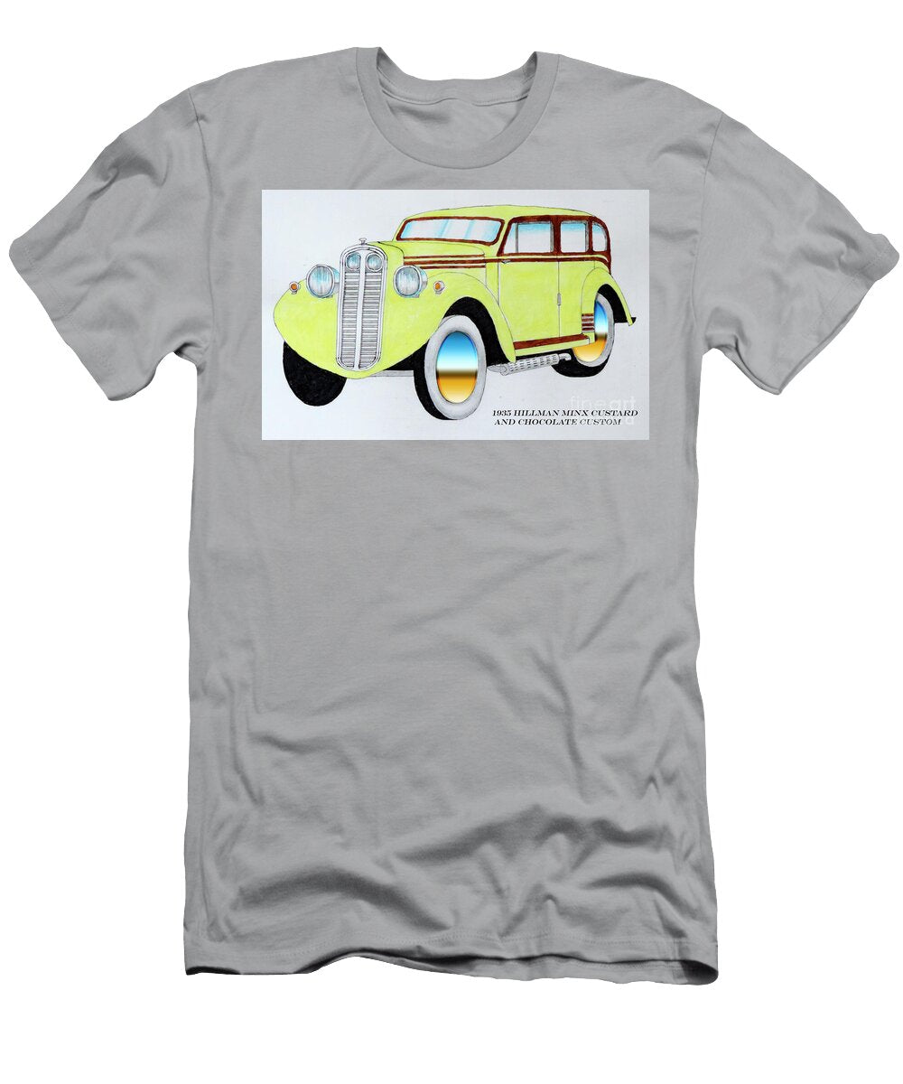 1935 Hillman Minx Custard and Chocolate Stephen Brooks T-Shirt
