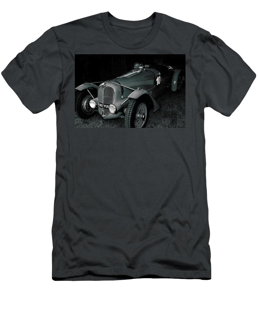 1936 Delahaye 135 in Black and White Graham Cornall T-Shirt