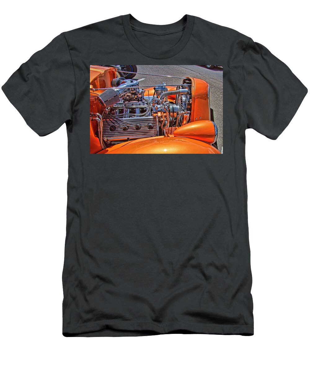 1936 Dodge Hot Rod Engine Nick Gray T-Shirt