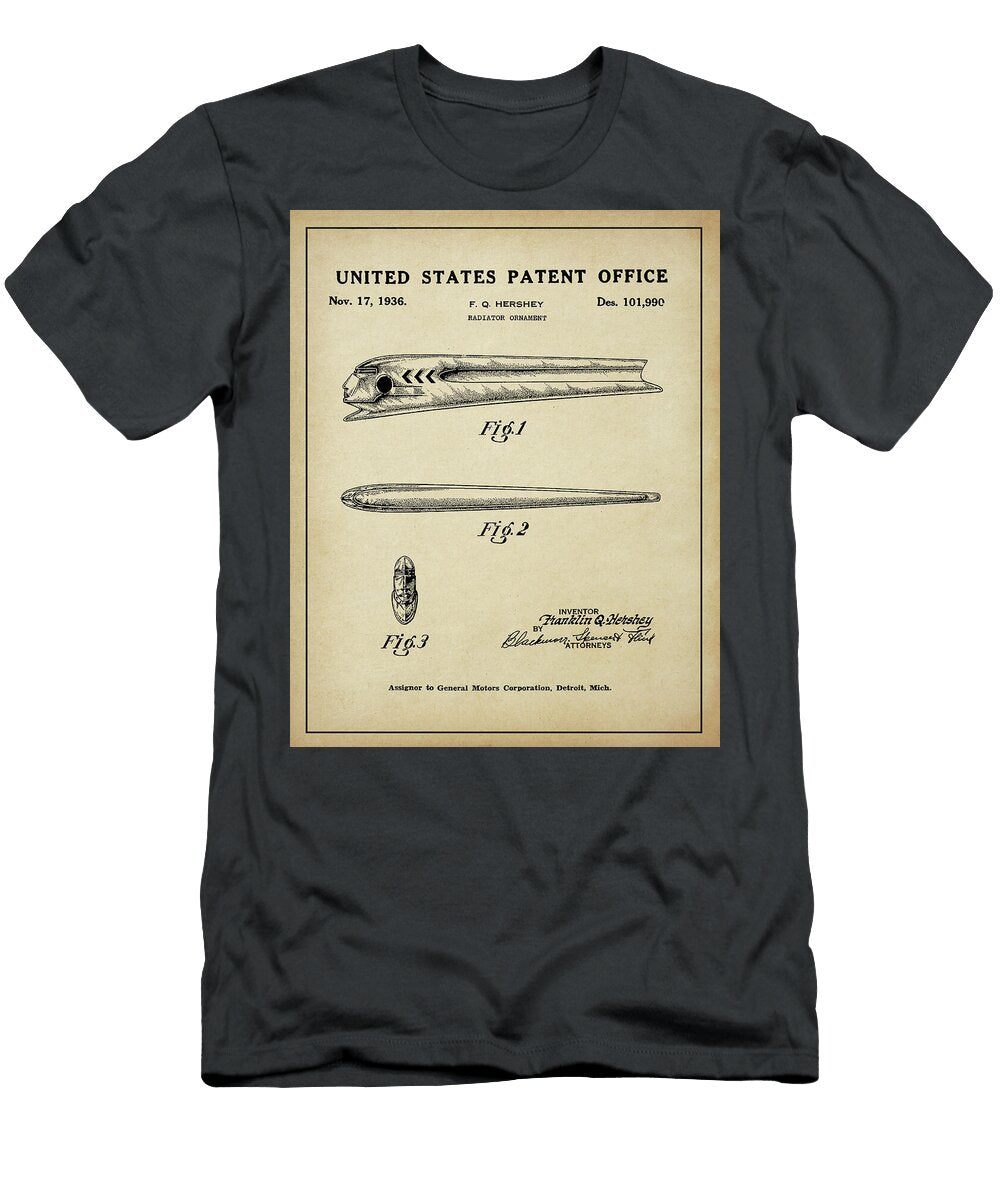 1936 Pontiac 6 Cylinder Hood Ornament Dale Kincaid T-Shirt