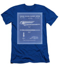 1936 Pontiac Chief Hood Ornament Blueprint Dale Kincaid T-Shirt