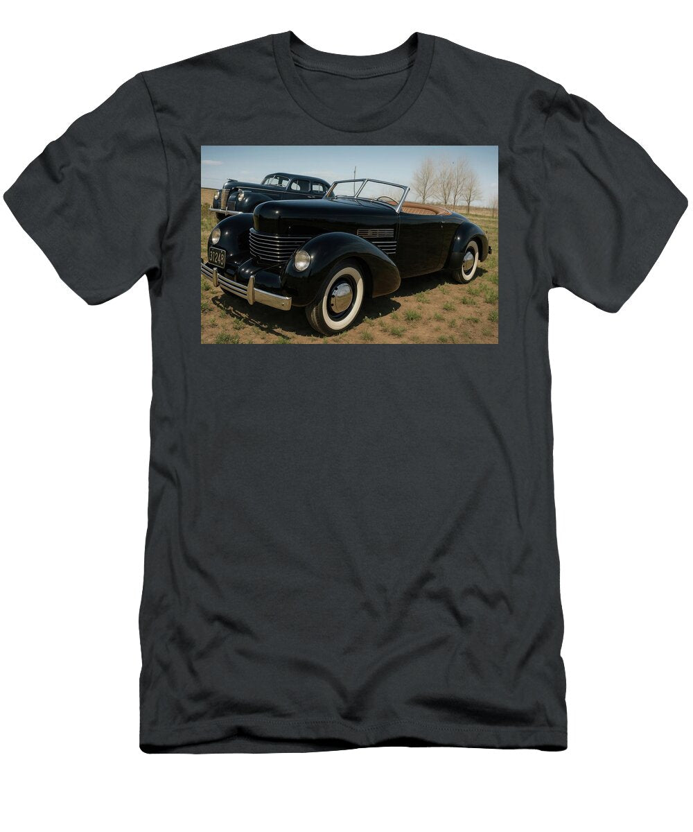 1937 Cord 812 Phaeton Convertible Classic Car Cathy Anderson T-Shirt