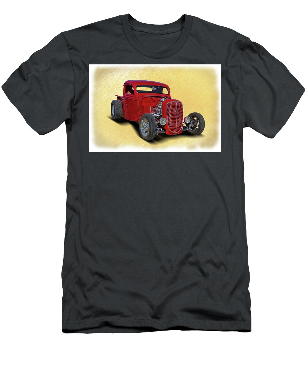1937 Ford Hot Rod Roadster Nick Gray T-Shirt