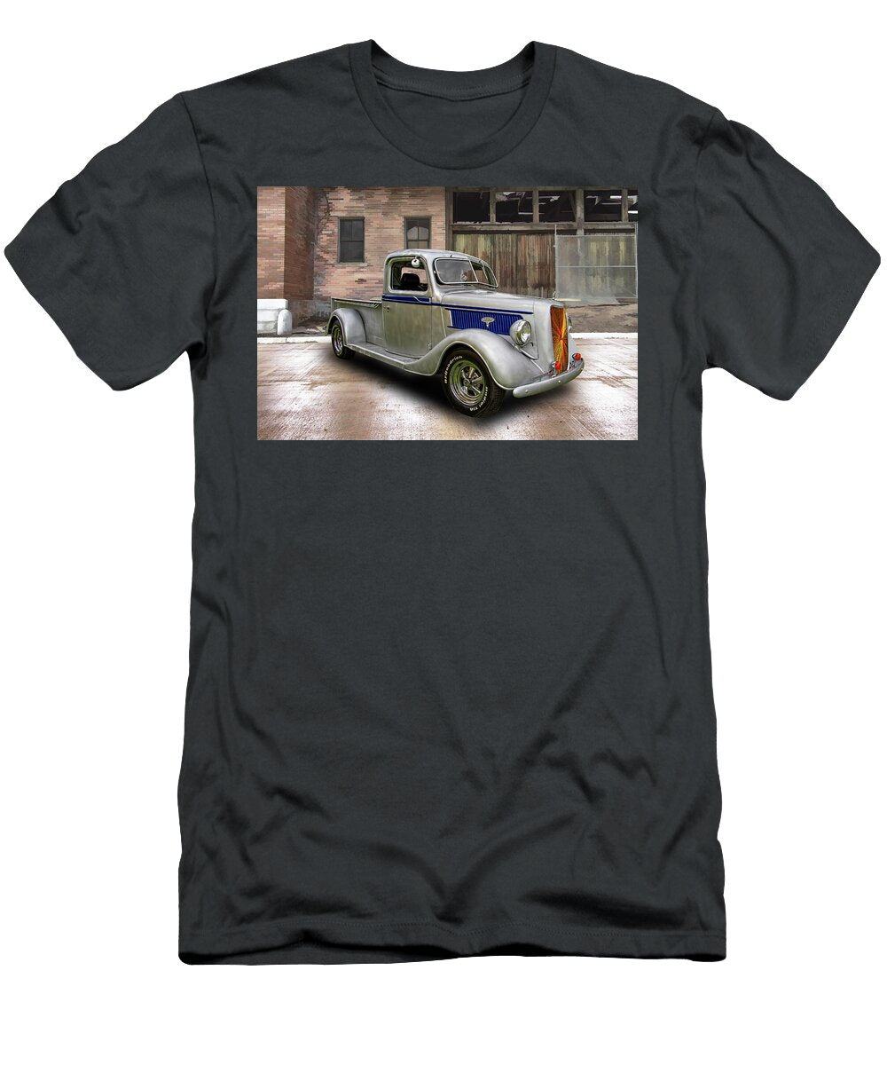 1937 Ford Pickup Truck Customized 0118 Nick Gray T-Shirt