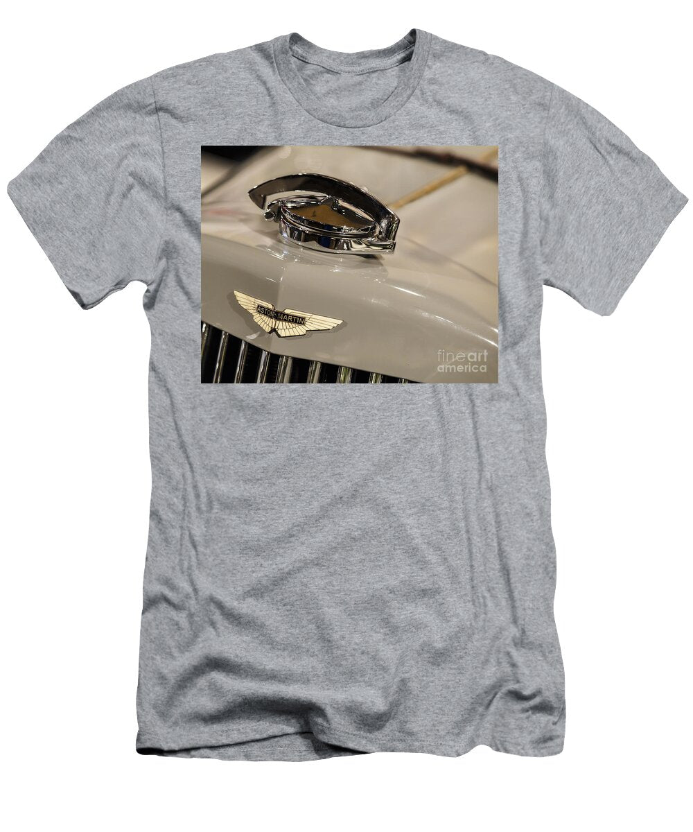 1939 Aston Martin Emblem and Radiator Cap Dennis Hedberg T-Shirt